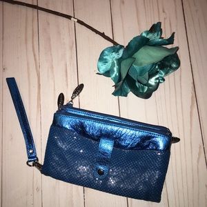 Whiting & Davis slinky snap Clutch/Wallet